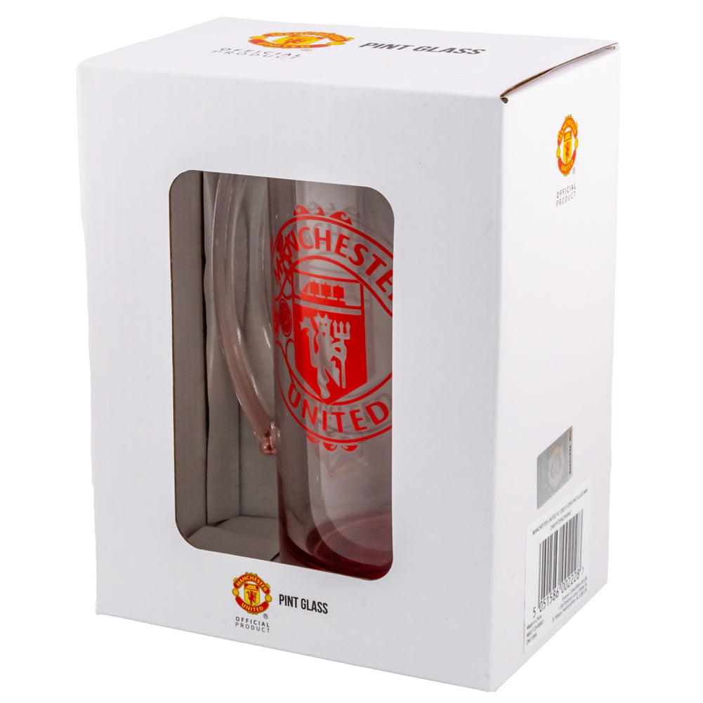 Manchester United FC Stein Glass Oluttuoppi - Supersub.fi