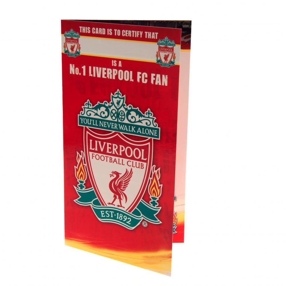 Liverpool FC No. 1 Fan Synttärikortti - Supersub.fi