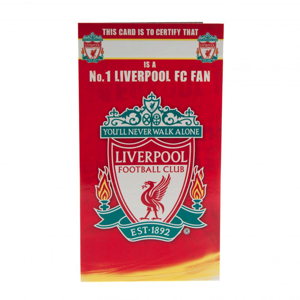 Liverpool FC No. 1 Fan Synttärikortti - Supersub.fi
