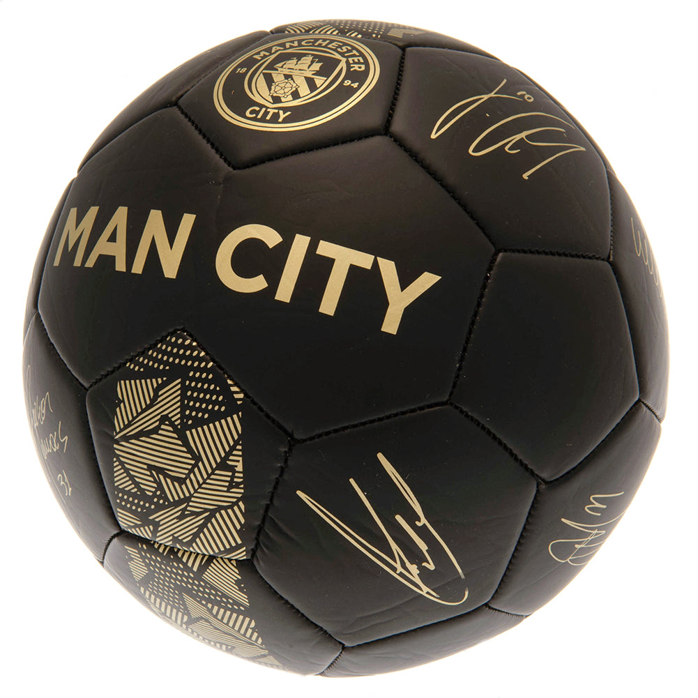 Manchester City FC Sig Gold Phantom Jalkapallo Koko 5 - Supersub.fi