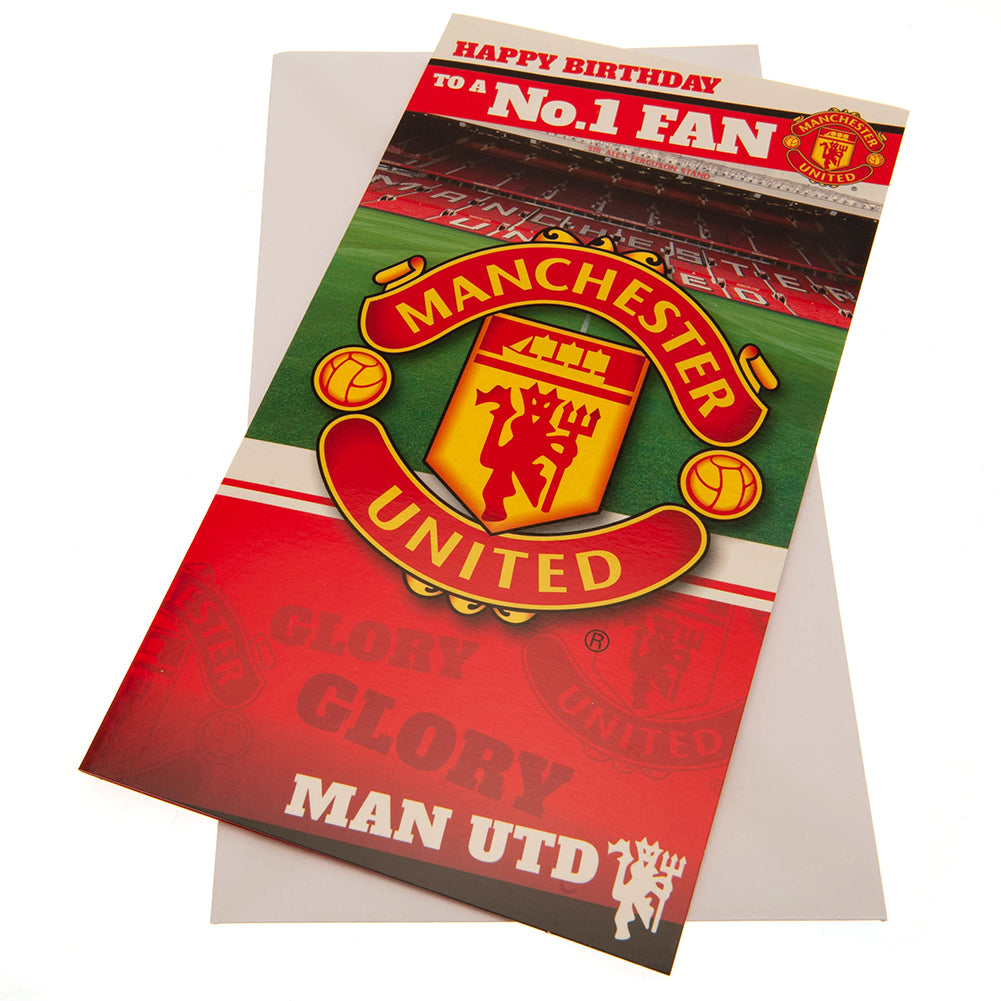 Manchester United FC No. 1 Fan Synttärikortti - Supersub.fi