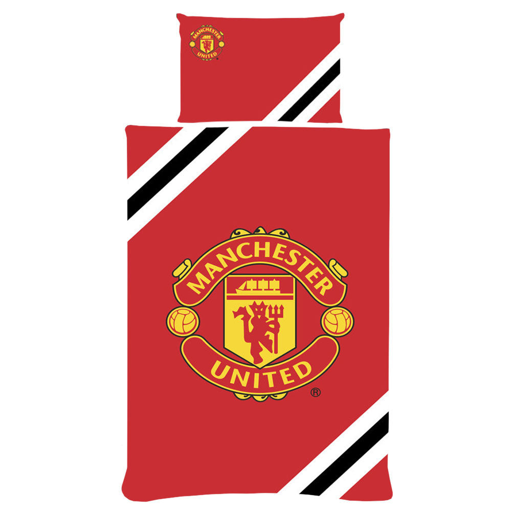 Manchester United FC Core Stripe Single Lakasetti - Supersub.fi
