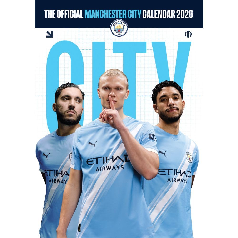 Manchester City FC A3 Seinäkalenteri 2026