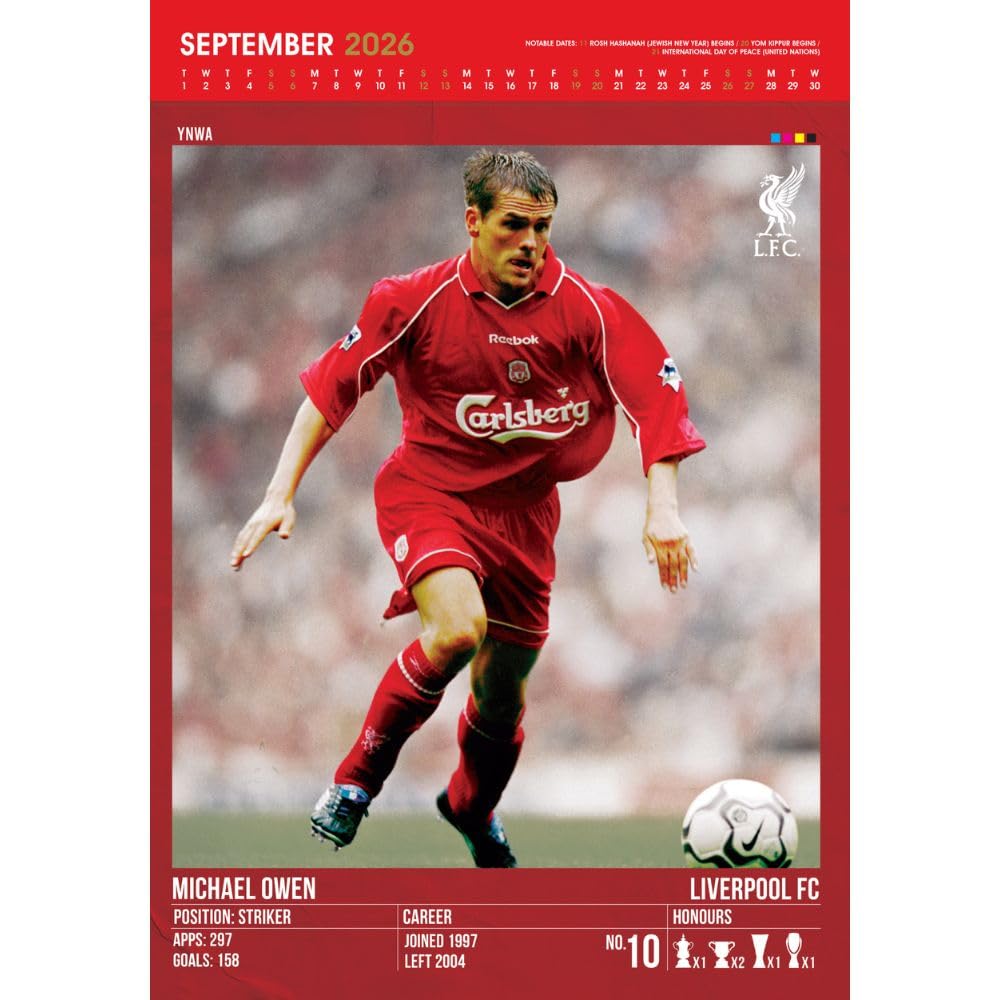 Liverpool FC Deluxe Seinäkalenteri 2026