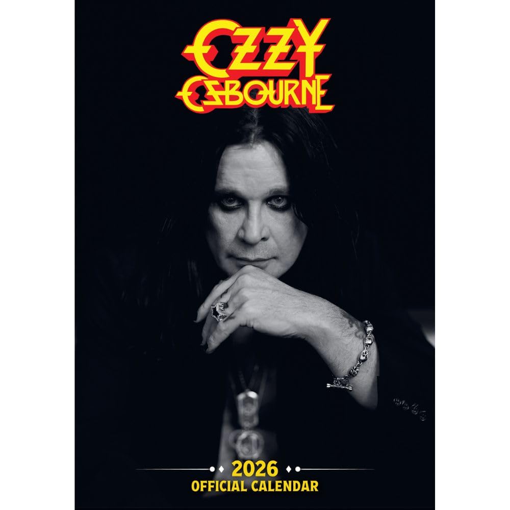 Ozzy Osbourne A3 Seinäkalenteri 2026